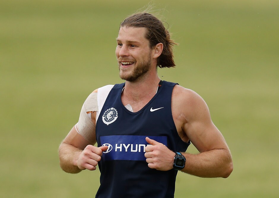 AFL 2016 Training - Carlton 181216 Adelaide secured Bryce Gibbs during the 2017 Trade Period - Adelaide Crows